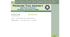 Desktop Screenshot of perkinstag.com
