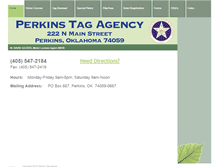Tablet Screenshot of perkinstag.com